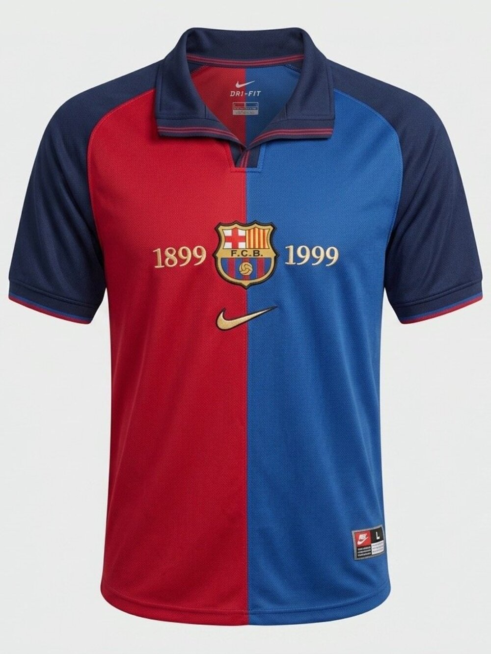 Nike FC Barcelona 1899 1999 Soccer Jersey
